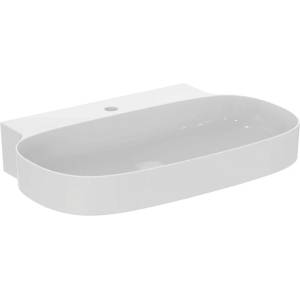 Ideal Standard Atelier Linda-X стенен умивалник с отвор за смесител 75 см, гланцово бял (T499101)