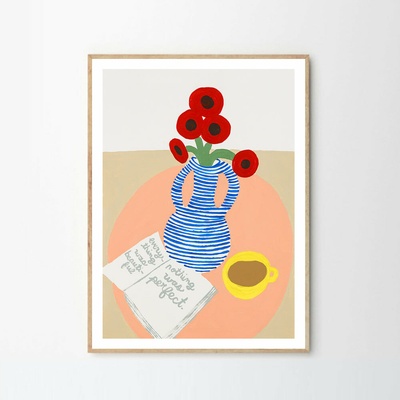 Moikka Plagát Everything was Perfect by Carissa Potter 50x70 cm