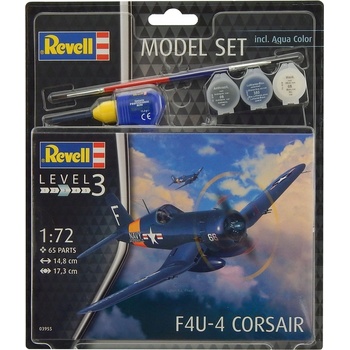 Revell model set plane 63955 F Corsair 1:72