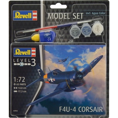 Revell model set plane 63955 F Corsair 1:72