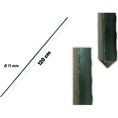 Enpro Tyč zahradní poplastovaná 120 cm x 11 mm 729122 – Sleviste.cz