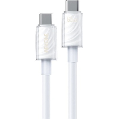 Wekome WDC-74 nabíjací a dátový USB-C na USB-C 1,2m bílý