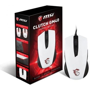 MSI Clutch GM40 White (S12-0401370-D22/4719072485481)