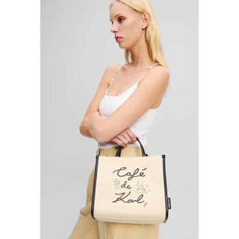 KARL LAGERFELD Памучна чанта Karl Lagerfeld в бежово A2W50028 (A2W50028)