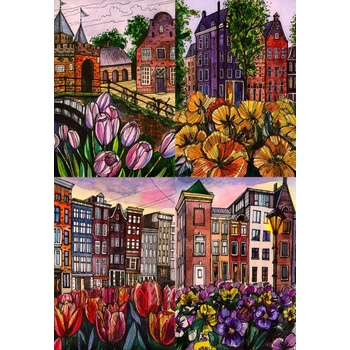 Grafika - Puzzle Flowers - 1 000 piese