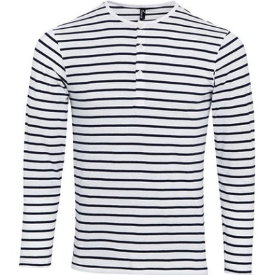 Premier Workwear pánske tričko s dlhým rukávom PR218 white