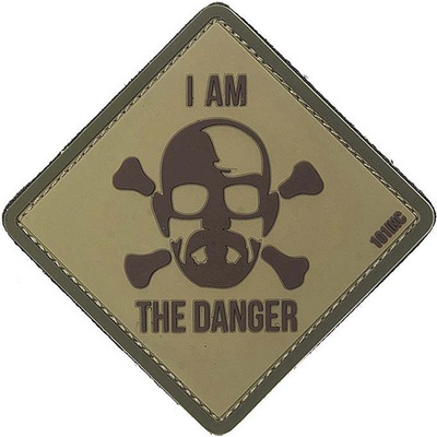 101 Inc. Company Nášivka na suchý zip I Am The Danger (plast 3D) - oliva