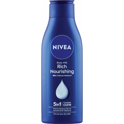 Nivea Rich Nourishing dámske telové mlieko 250ml