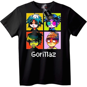 NOONEBRAND Gorillaz Pixel Art T-Shirt - L, White