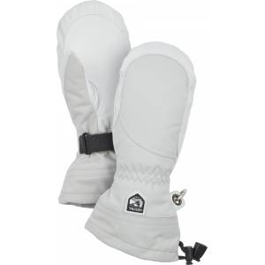 Hestra Дамски ръкавици Hestra Women's Heli Ski Mitt Gloves - Pale Grey / Offwhite - размер 5 (EU) (202-2120-1011)
