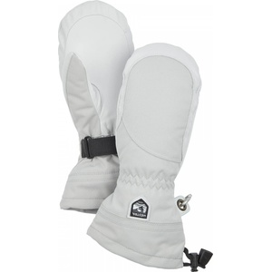 Hestra Ръкавици Hestra Women's Heli Ski Mitt Gloves - Pale Grey / Offwhite - размер 5 (EU) (202-2120-1011)