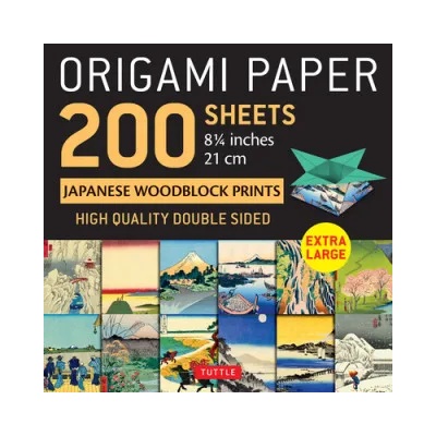 Tuttle Publishing Origami Paper 200 sheets Japanese Woodblock Prints 8 1/4" | Tuttle Publishing