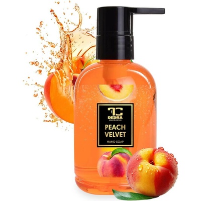 Dedra přírodní šetrné tekuté mýdlo s glycerinem Peach Velvet 310 ml