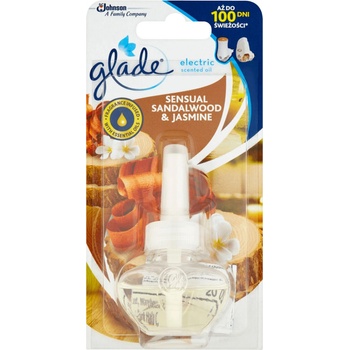 Glade náhradná náplň do osviežovača vzduchu Santalové drevo, 20 ml