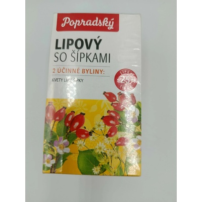 Popradský Funkčný čaj Lipový so šípkami 23 g