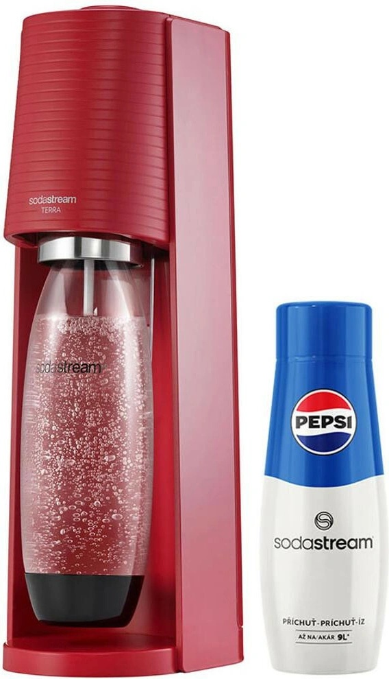 sodastream TERRA 赤 レッド Sodastream Terra Red - Saturatory - Opinie i ceny na Ceneo.pl