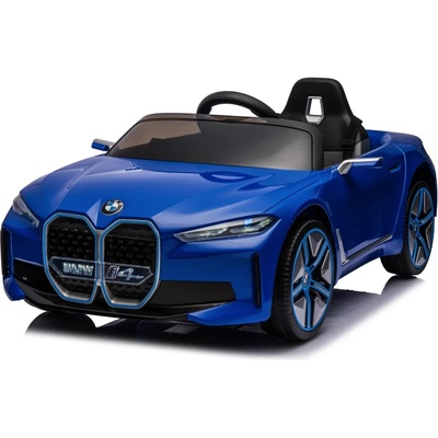 ROLLZONE BMW i4 12V - Детска акумулаторна кола, Синя, EVA гуми, 4x4 (JE1009-blue)