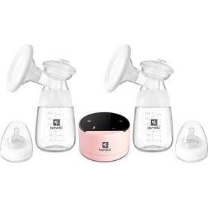 Lorelli ДВОЙНА ЕЛ. ПОМПА daily comfort pink & black (10220590004) - bebetabg