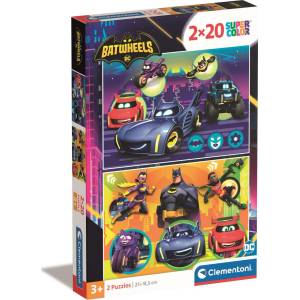 Clementoni - Puzzle 2x20 Batwheels - 40 - 99 piese