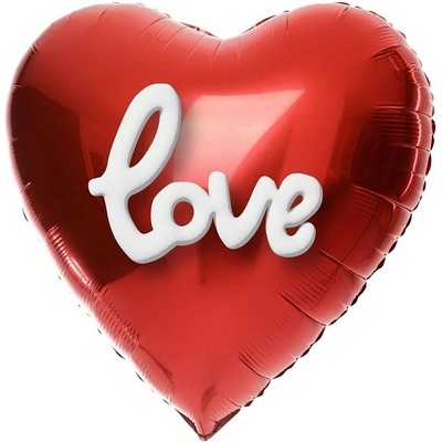 Folat Balónek fóliový LOVE 3D 56 cm
