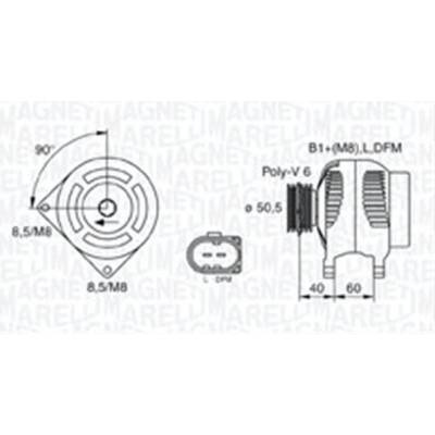 generátor MAGNETI MARELLI 063731542010