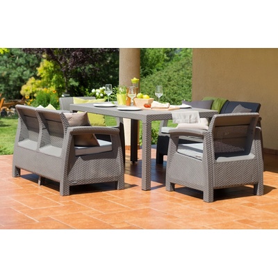 Keter CORFU FIESTA set - cappuccino + pieskové p.