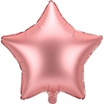 Party Deco Фолиев Балон Звезда В Розово Злато, 48см (fb3s-019r)
