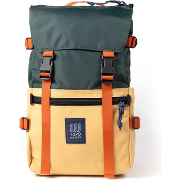 Topo Designs Дневна раница Topo designs Rover Pack Classic 20 Recycled Daypack - Forest / Goldenrod - размер One Size (502-9221-1911)