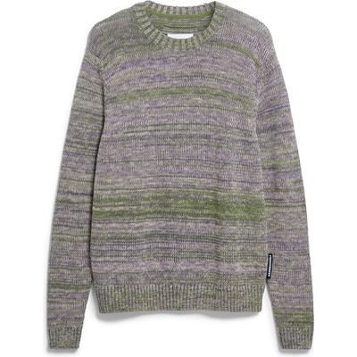 ARMEDANGELS Мъжки пуловер ARMEDANGELS Yarnmix Knit Sweater Jumper - Fatigue Green / Sand Stone / Pungent Purple - размер XXL (017-4391-0215)