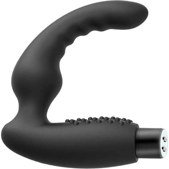 Afterdark Простатен стимулатор - анален вибратор за мъже "patzenska black" 15 см