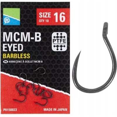 Preston MCM-B Eyed Hooks veľ.18 10 ks
