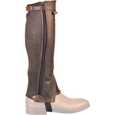 Umbria Minichapsy kožené Equitazione hnědé – Sleviste.cz