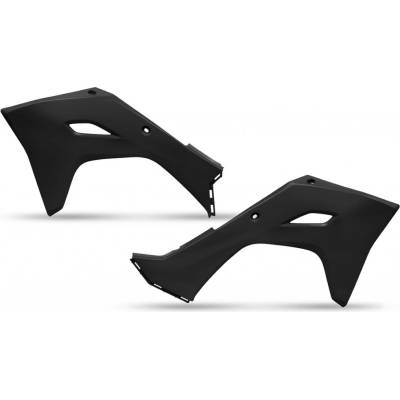 UFO kryty chladiče KAWASAKI KXF 250 25, KXF 450 24-26 barva černá