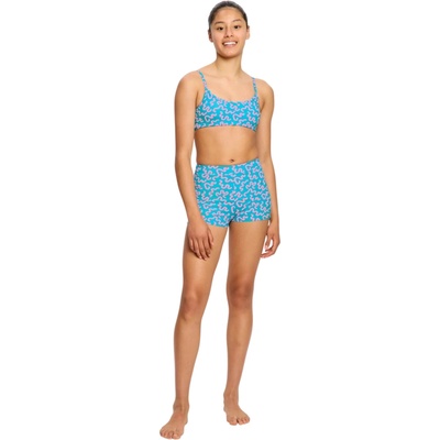 Modibodi crop top Splice Wavy Blue horný diel