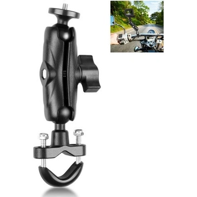 Puluz Držiak na riadidlá motocykla, držiak na bicykel s guľovou hlavou pre GoPro a iné akčné kamery PU701B