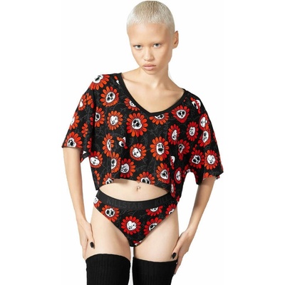 KILLSTAR Gloomy Garden V Neck Black