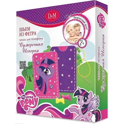 Revontuli Toys Oy Творчески комплект Revontuli Toys Oy - Уший сам, калъф за телефон с Моето малко пони (55148)