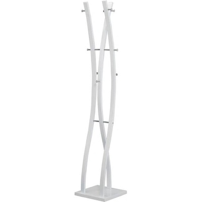 Moderní designový stojanový věšák THOMAS - bílý