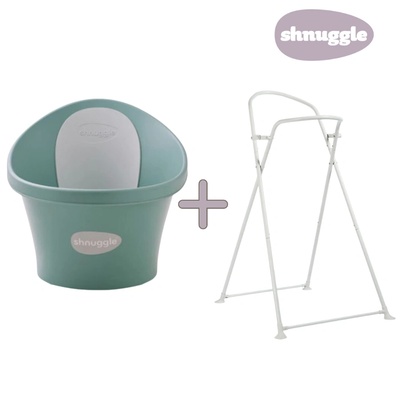 Вана със стойка Shnuggle - цвят по избор (SBP-EUC-EUR+SHN-BST-STRP)