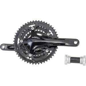 SHIMANO КУРБЕЛ , fc-3503, sora triple, 175mm hollowtech 2 style with solid crank, 50x39x30t, w/bb w/o cg, bulk (cr580)
