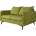 ROPEZ Зелен диван 138 cm Juli Bis - Ropez (Juli Bis Sofa 2os. tk. Enjoy New 10 nogi metalowe czarne)