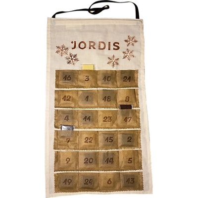 Čokoládový adventný kalendár Jordis 24 x 4 g