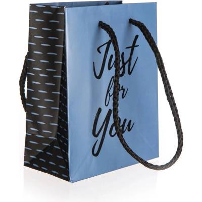 Darčeková taška Just For You Blue S 11 × 14 × 6 cm