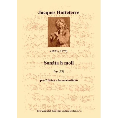 Hotteterre Jacques Sonáta h moll op. 3/3