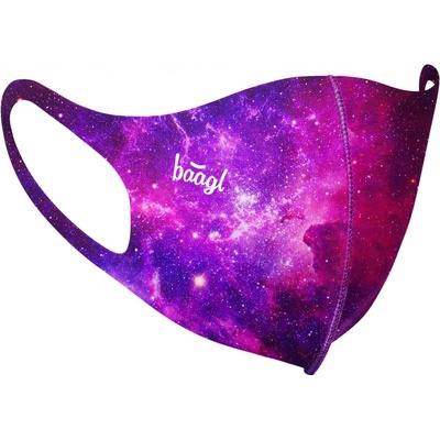 Baagl Antibakteriálne rúška pre dospelých Galaxy