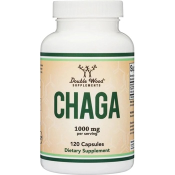 Image 1 of Double Wood Supplements Chaga Mushroom 1000 mg [120 капсули]
