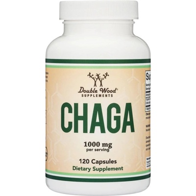 Double Wood Supplements Chaga Mushroom 1000 mg [120 капсули]