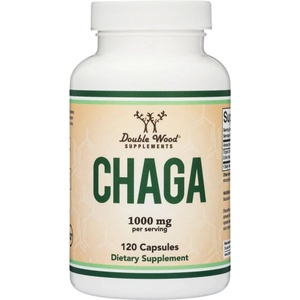Double Wood Supplements Chaga Mushroom 1000 mg [120 капсули]