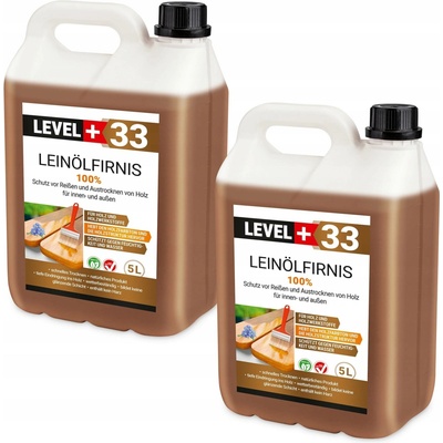 Lněný olej 100% 10L Lněná fermež Level+33