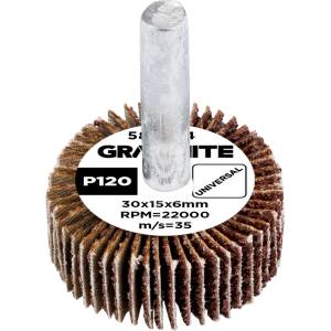 GRAPHITE Ламиниран диск 30 x 15 x 6 mm, P120 58T404 (58T404)